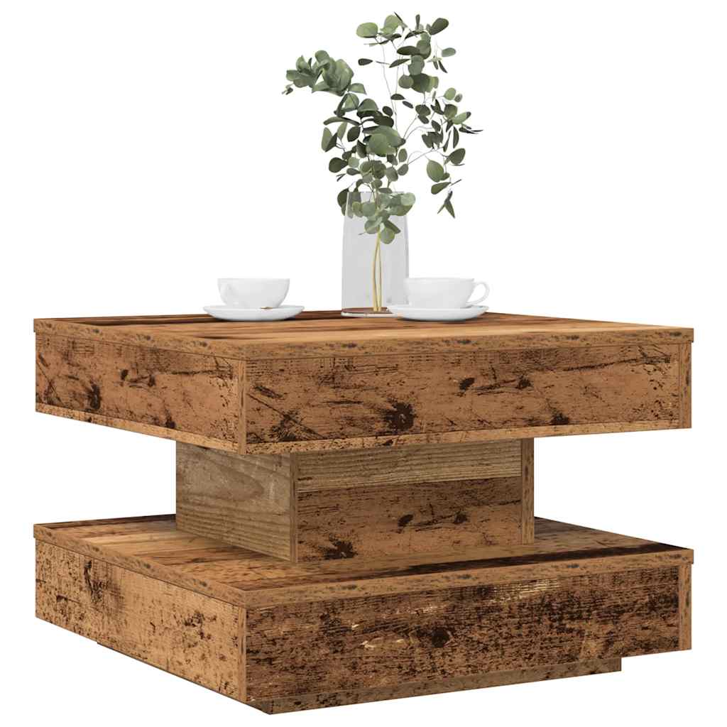 Salontafel 360 Graden Draaibaar 50X50X34,5 Cm