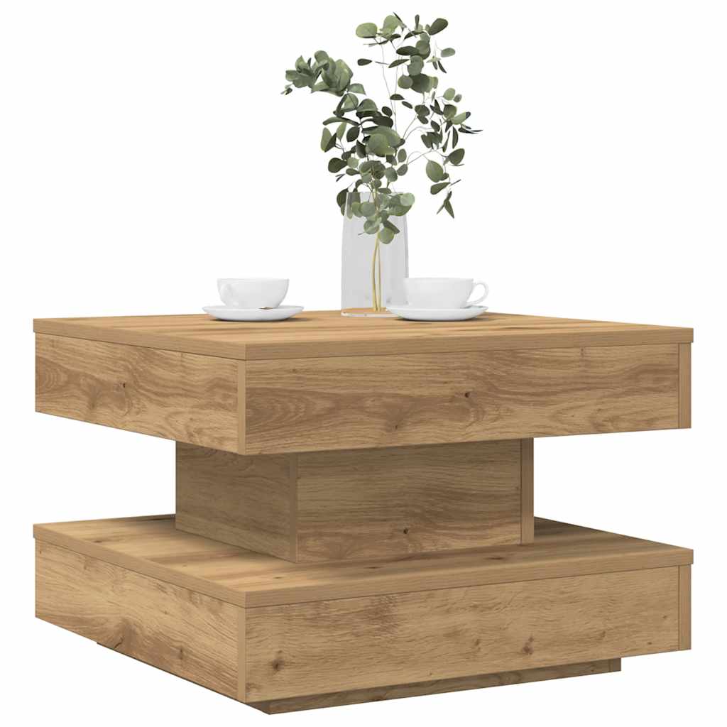Salontafel 360 Graden Draaibaar 50X50X34,5 Cm