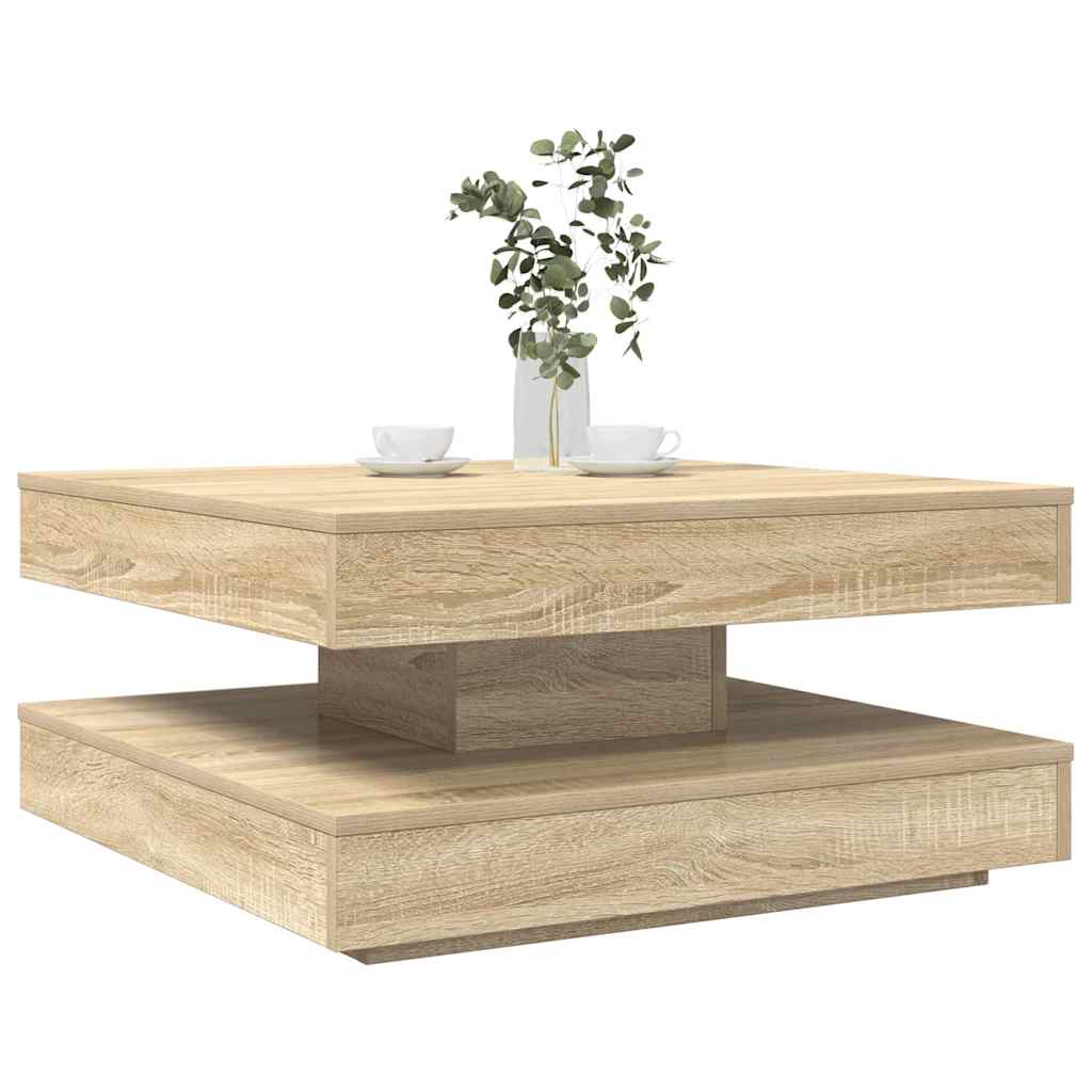 Salontafel 360 Graden Draaibaar 50X50X34,5 Cm