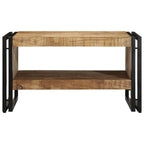 Salontafel 70X50X38 Cm Massief Ruw Bruin