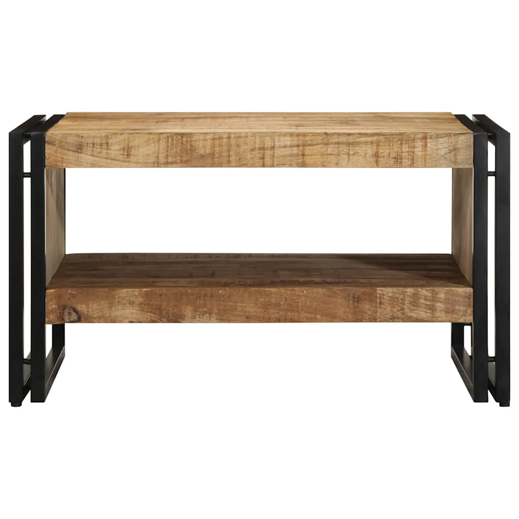 Salontafel 70X50X38 Cm Massief Ruw Bruin