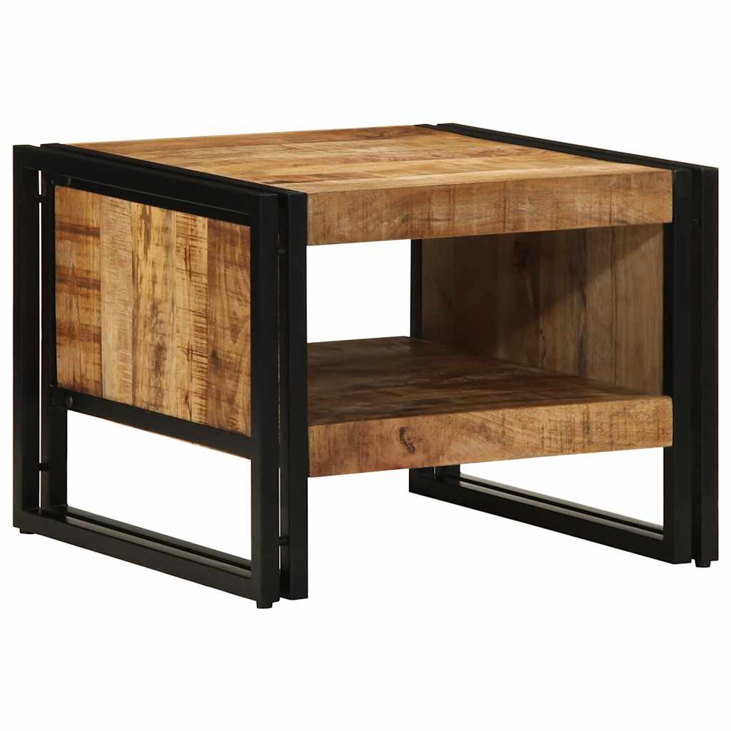 Salontafel 70X50X38 Cm Massief Ruw Bruin