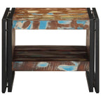 Salontafel 50X50X38 Cm Massief Gerecycled Hout Meerkleurig Multikleur