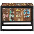 Salontafel 50X50X38 Cm Massief Gerecycled Hout Meerkleurig Multikleur