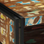 Salontafel 50X50X38 Cm Massief Gerecycled Hout Meerkleurig Multikleur