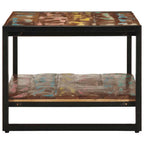 Salontafel 90X50X38 Cm Massief Gerecycled Hout Meerkleurig Multikleur