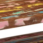 Salontafel 90X50X38 Cm Massief Gerecycled Hout Meerkleurig Multikleur