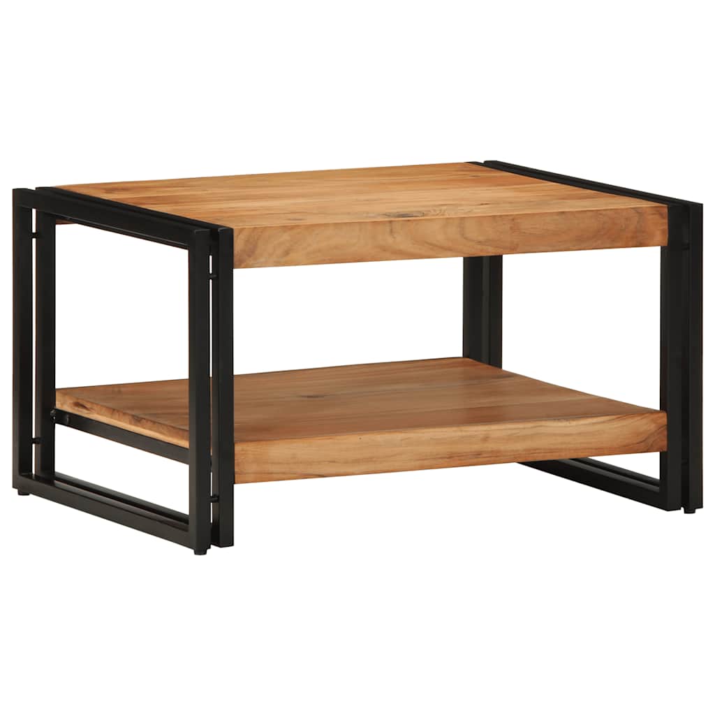 Salontafel 70X50X38 Cm Massief Acaciahout Multikleur