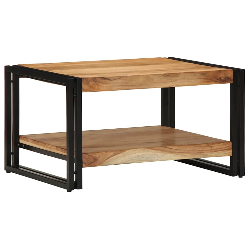 Salontafel 70X50X38 Cm Massief Acaciahout Multikleur