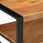Salontafel 70X50X38 Cm Massief Acaciahout Multikleur