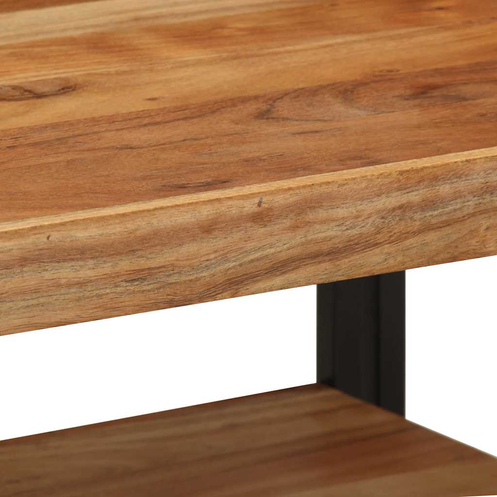 Salontafel 70X50X38 Cm Massief Acaciahout Multikleur