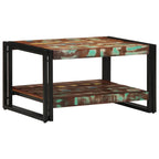 Salontafel 70X50X38 Cm Massief Gerecycled Hout Meerkleurig Multikleur