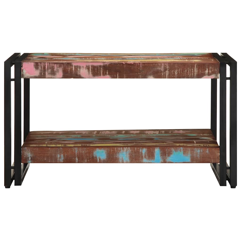 Salontafel 70X50X38 Cm Massief Gerecycled Hout Meerkleurig Multikleur