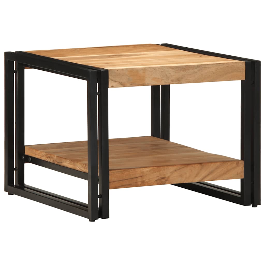 Salontafel 50X50X38 Cm Massief Acaciahout Multikleur