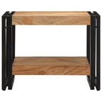 Salontafel 50X50X38 Cm Massief Acaciahout Multikleur