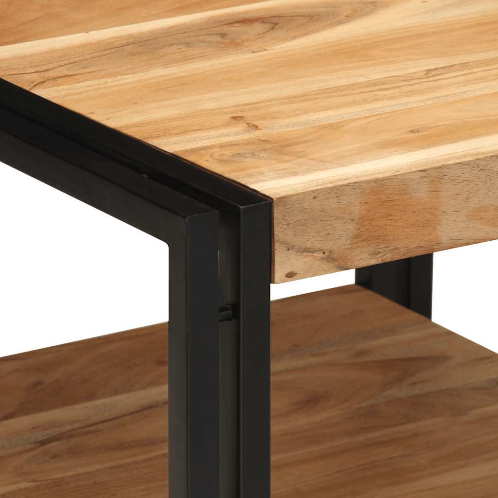 Salontafel 50X50X38 Cm Massief Acaciahout Multikleur