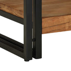Salontafel 50X50X38 Cm Massief Acaciahout Multikleur