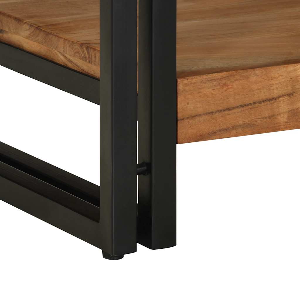 Salontafel 50X50X38 Cm Massief Acaciahout Multikleur