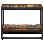 Salontafel 50X50X38 Cm Massief Gerecycled Hout Meerkleurig Multikleur