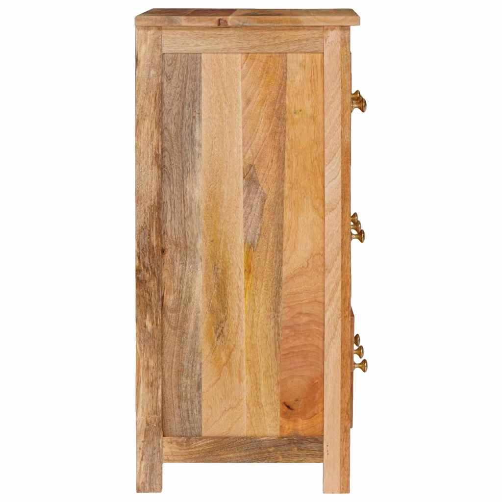 Dressoir Met Lade Bruin Massief Mangohout
