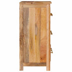 Dressoir Met Lade Bruin Massief Mangohout