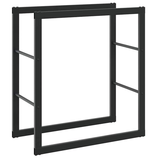Haardhoutrek Staal Zwart
