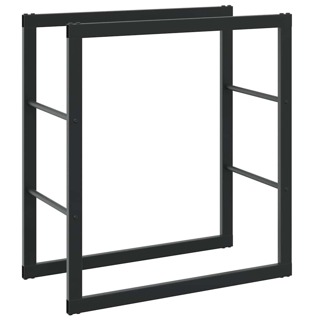 Haardhoutrek Staal Zwart