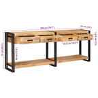 Wandtafel 2 Pcs 200 X 33 X 75 Cm