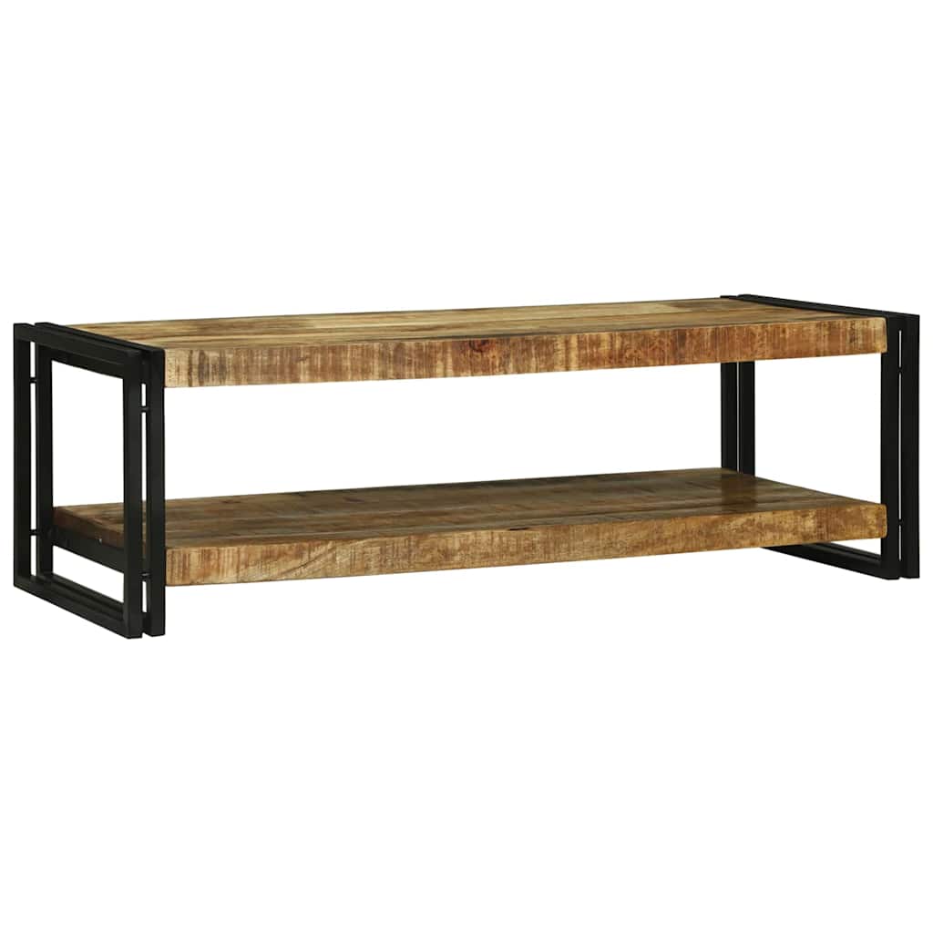 Salontafel Bruin 120 X 50 X 38 Cm Massief Mangohout