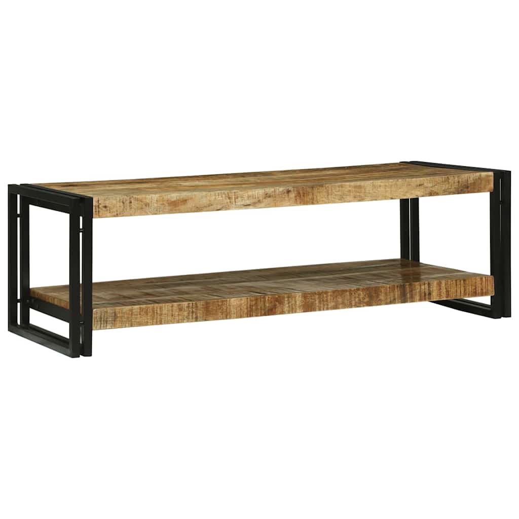 Salontafel Bruin 120 X 50 X 38 Cm Massief Mangohout
