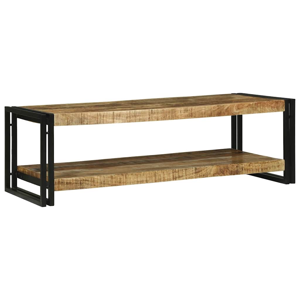Salontafel Bruin 120 X 50 X 38 Cm Massief Mangohout
