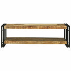 Salontafel Bruin 120 X 50 X 38 Cm Massief Mangohout