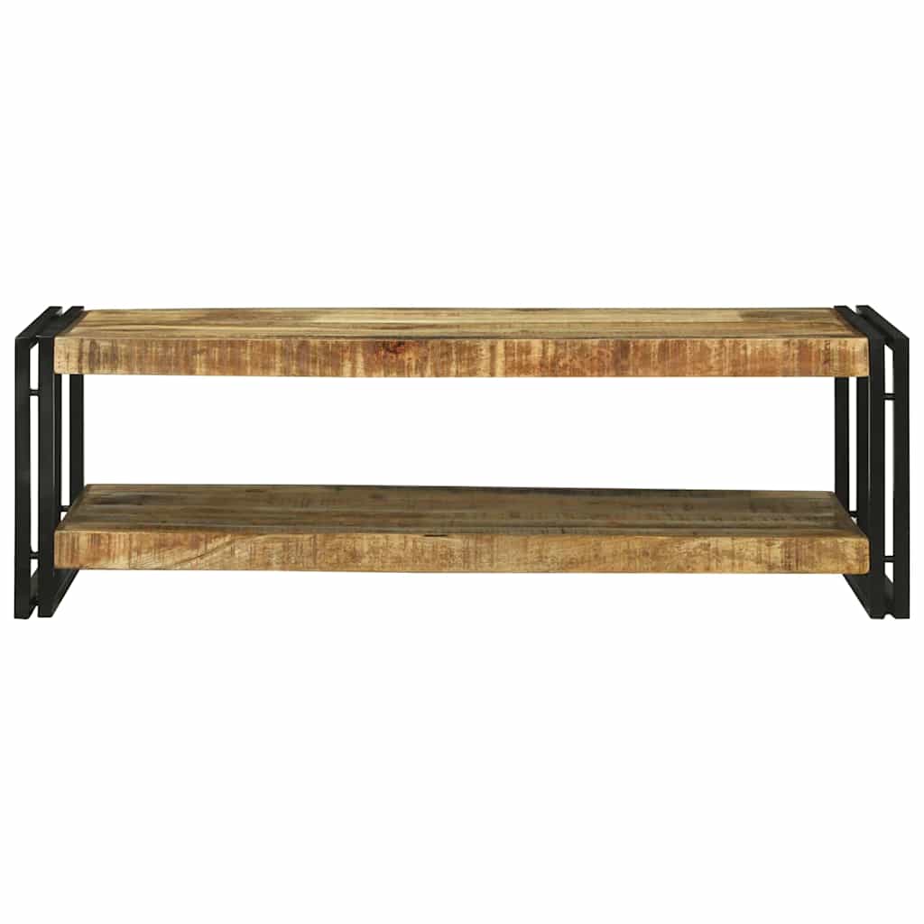 Salontafel Bruin 120 X 50 X 38 Cm Massief Mangohout