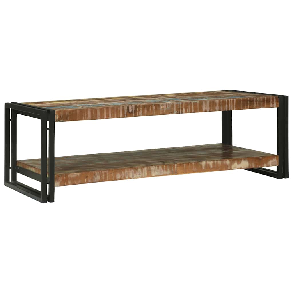 Salontafel Bruin 120 X 50 X 38 Cm Massief Mangohout
