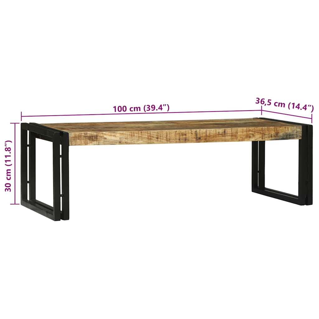Salontafel 2 Pcs Bruin 48 X 40 X 40 Cm Massief Mangohout