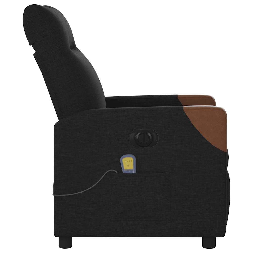 Massagestoel Stof Zwart