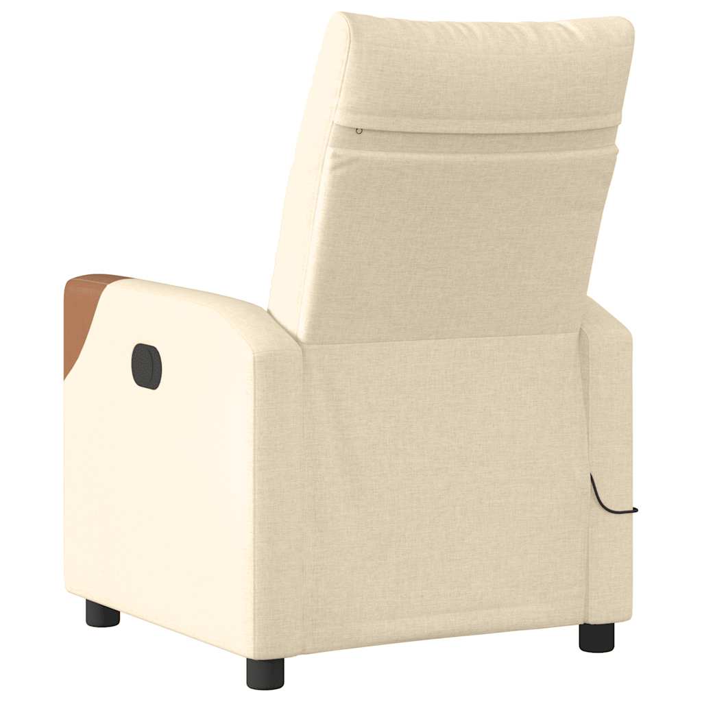 Massagestoel Stof Kleurig Crème