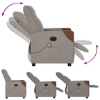 Massagestoel Stof Taupe