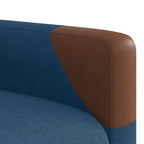 Massagestoel Stof Blauw