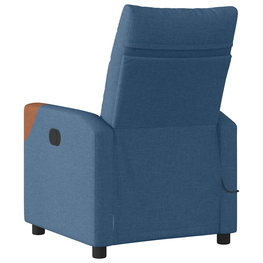 Massagestoel Stof Blauw
