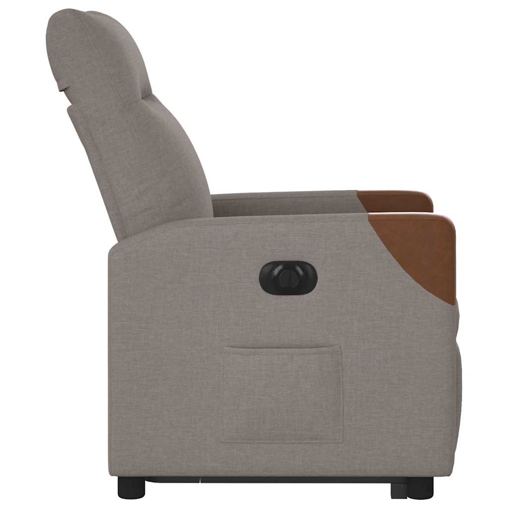 Sta-Op-Stoel Stof Taupe