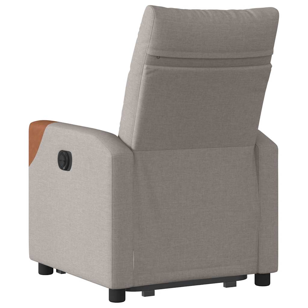 Sta-Op-Stoel Stof Taupe