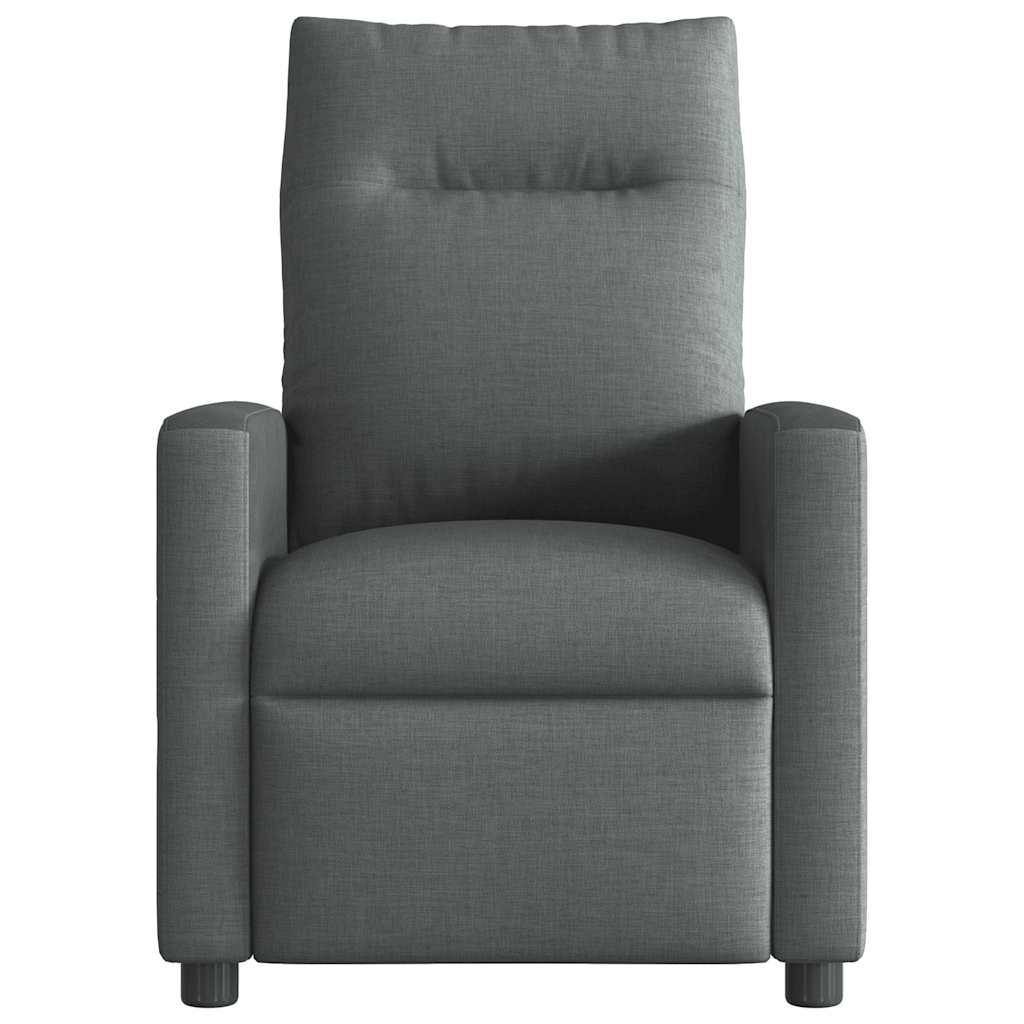 Massagestoel Stof Donkergrijs