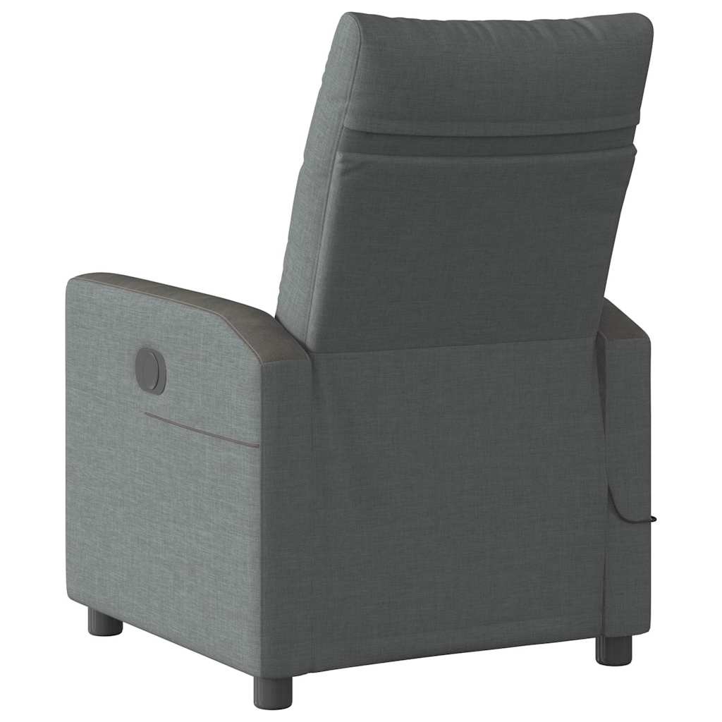 Massagestoel Stof Donkergrijs