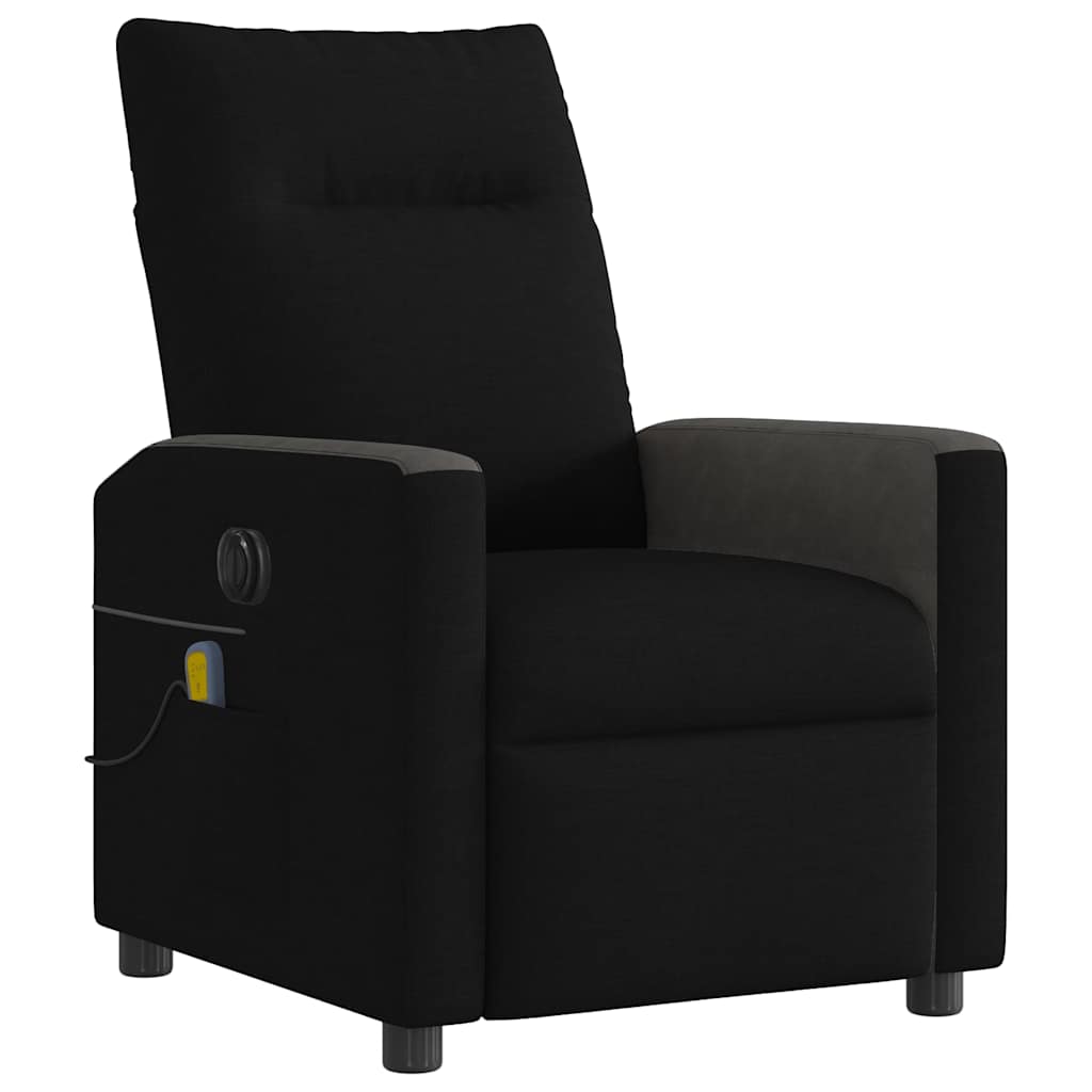 Massagestoel Stof Zwart