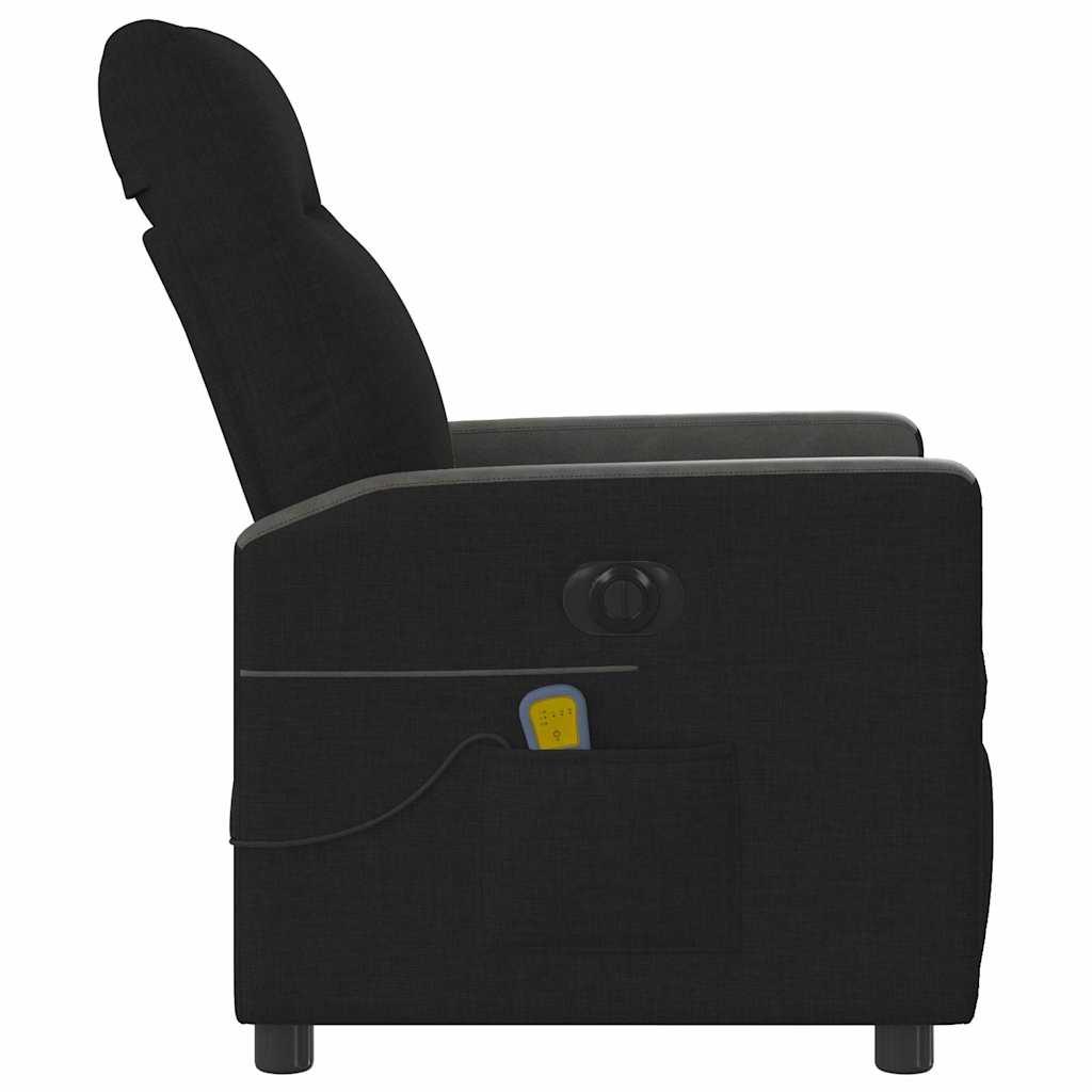 Massagestoel Stof Zwart
