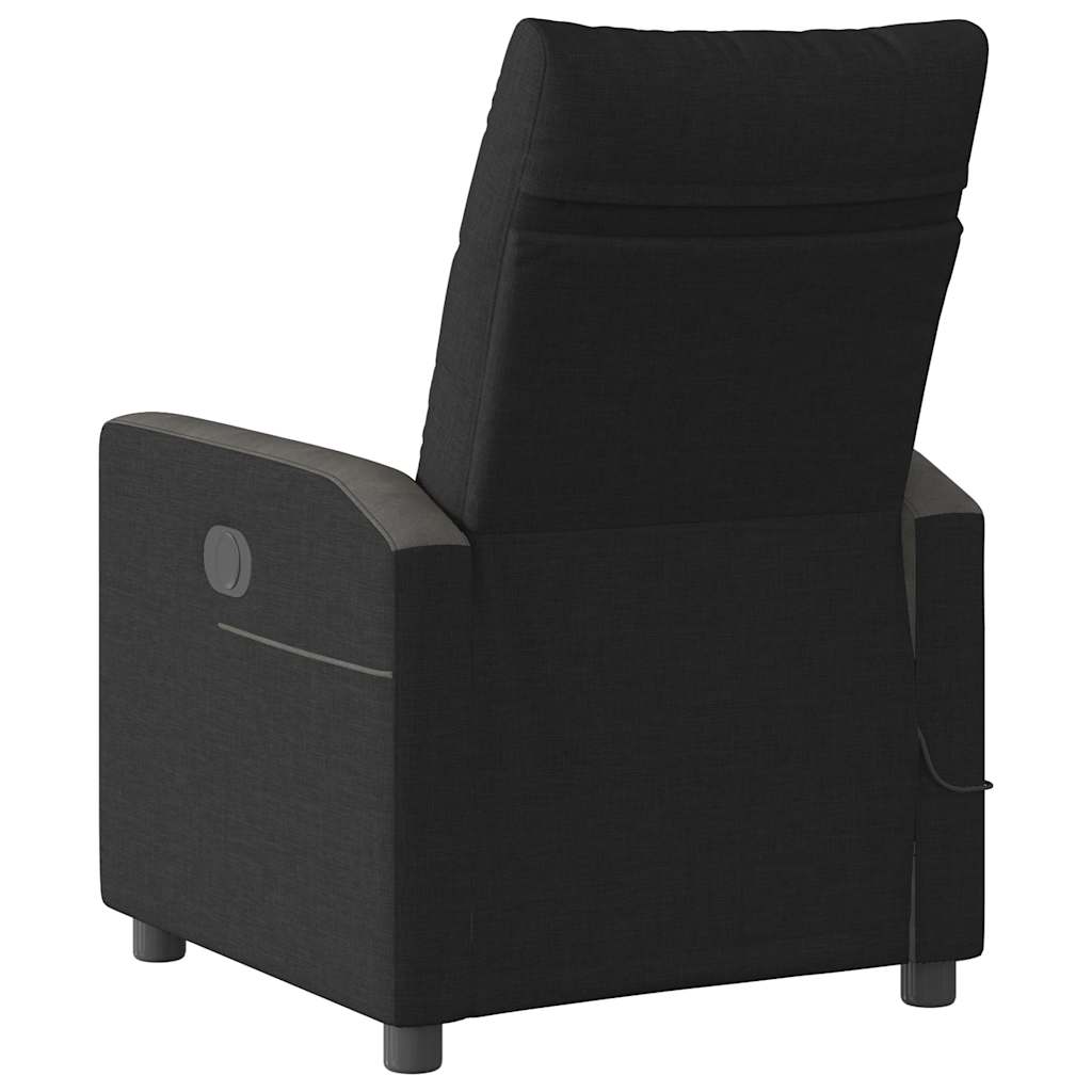 Massagestoel Stof Zwart