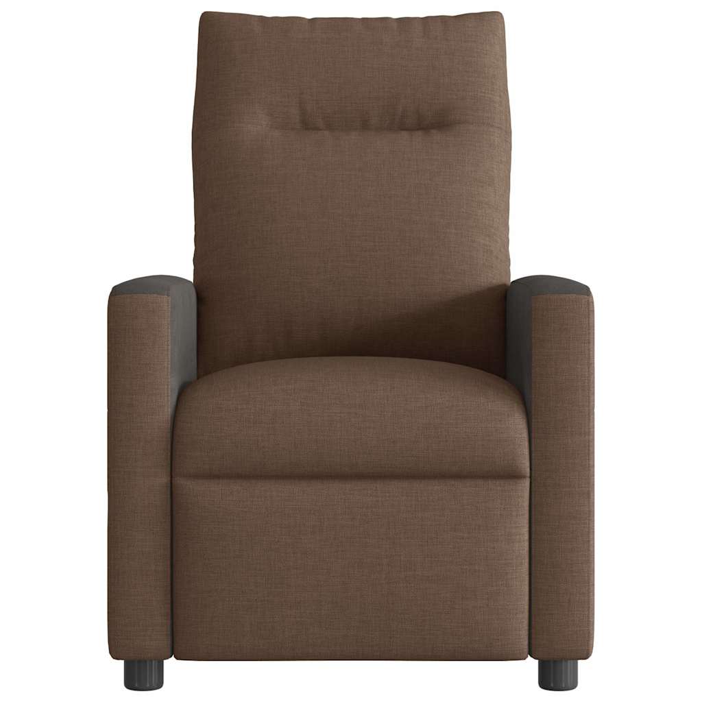 Massagestoel Stof Bruin