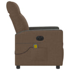 Massagestoel Stof Bruin
