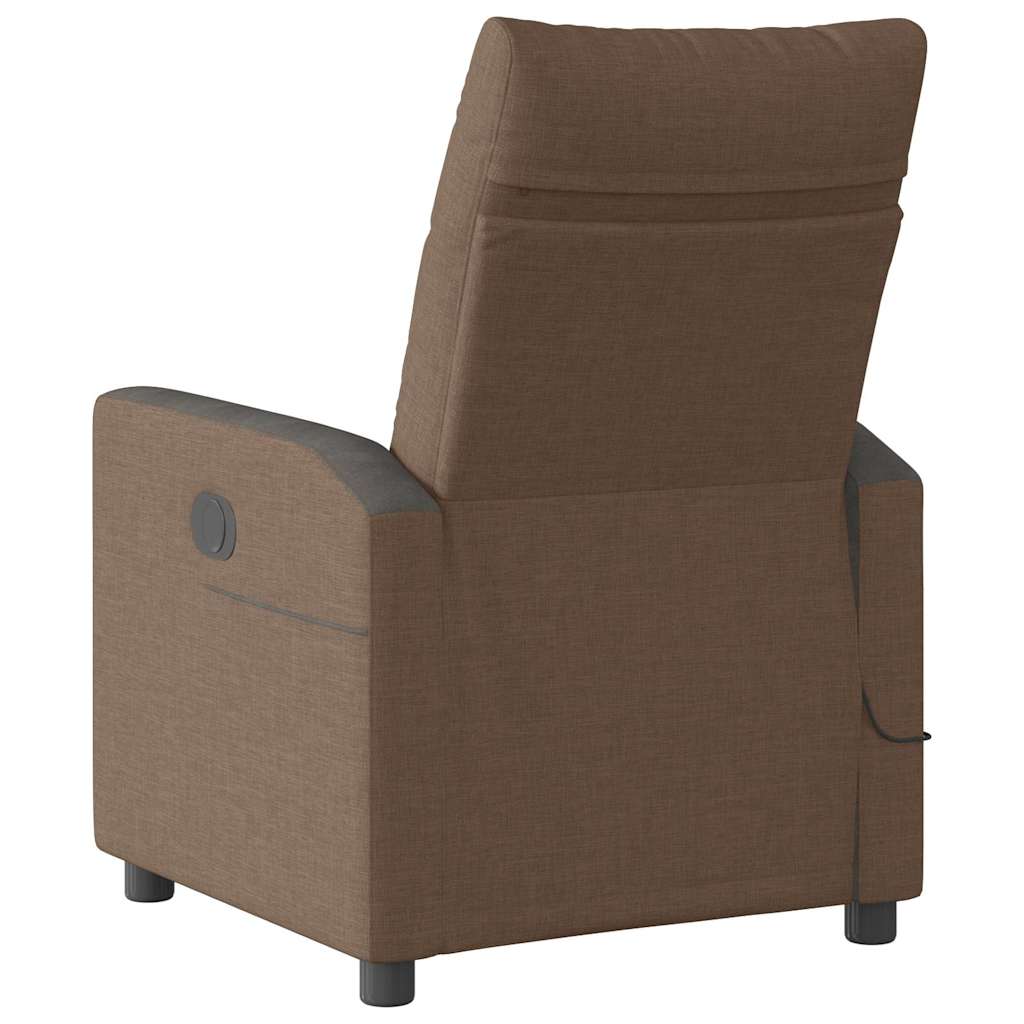 Massagestoel Stof Bruin